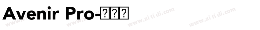 Avenir Pro字体转换 Avenir Pro字体转换